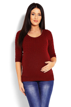  Pregnancy sweater model 123424 PeeKaBoo 