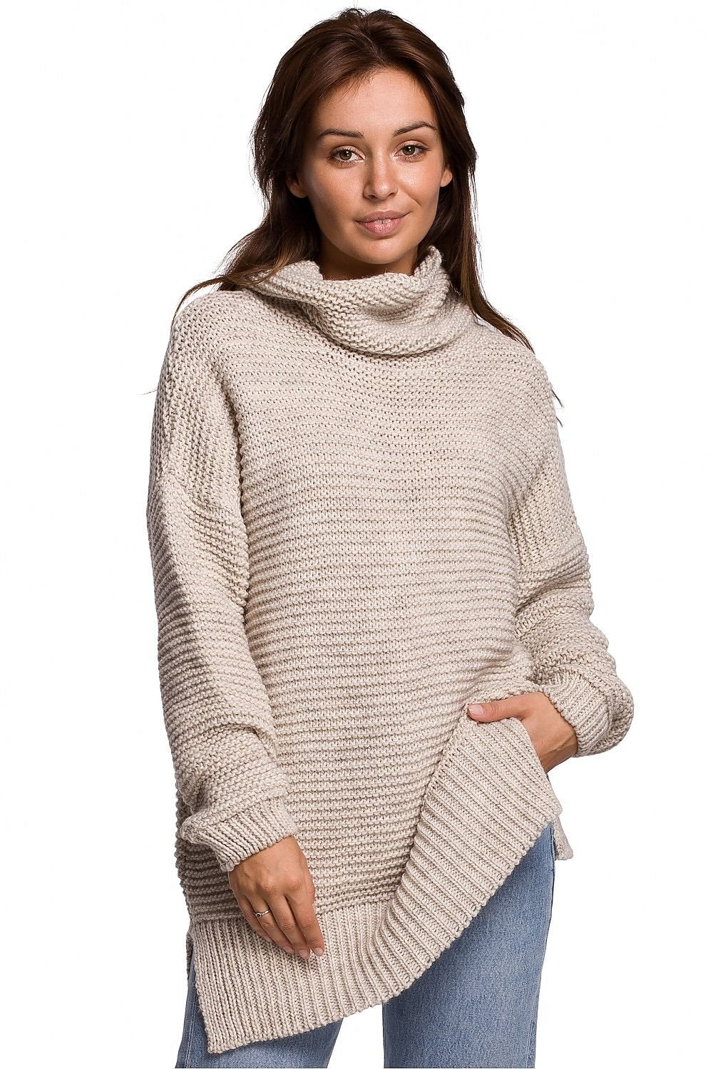  Turtleneck model 148271 BE Knit 